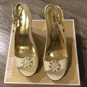 Michael Kors Nude Wedges